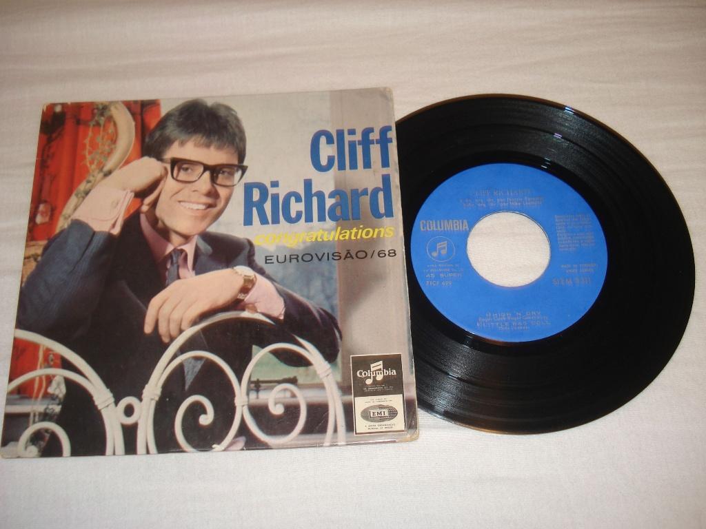Cliff Richard    EP  Congratulations   Portugal    Orgineel, Cd's en Dvd's, Vinyl Singles, Zo goed als nieuw, EP, Fotohoes, Originele persing
