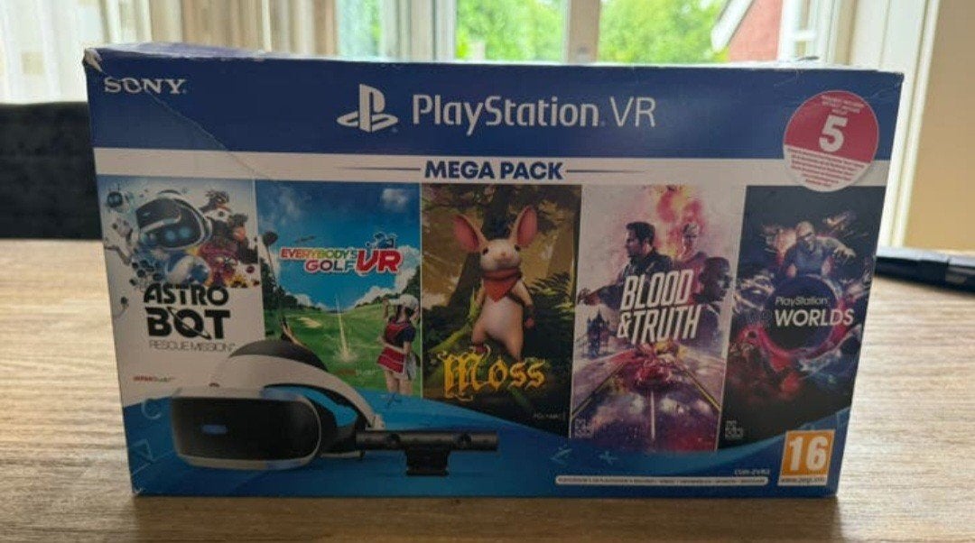 Sony PlayStation VR Mega Pack met accessoires, Spelcomputers en Games, Virtual Reality, Zo goed als nieuw, Sony PlayStation, VR-bril