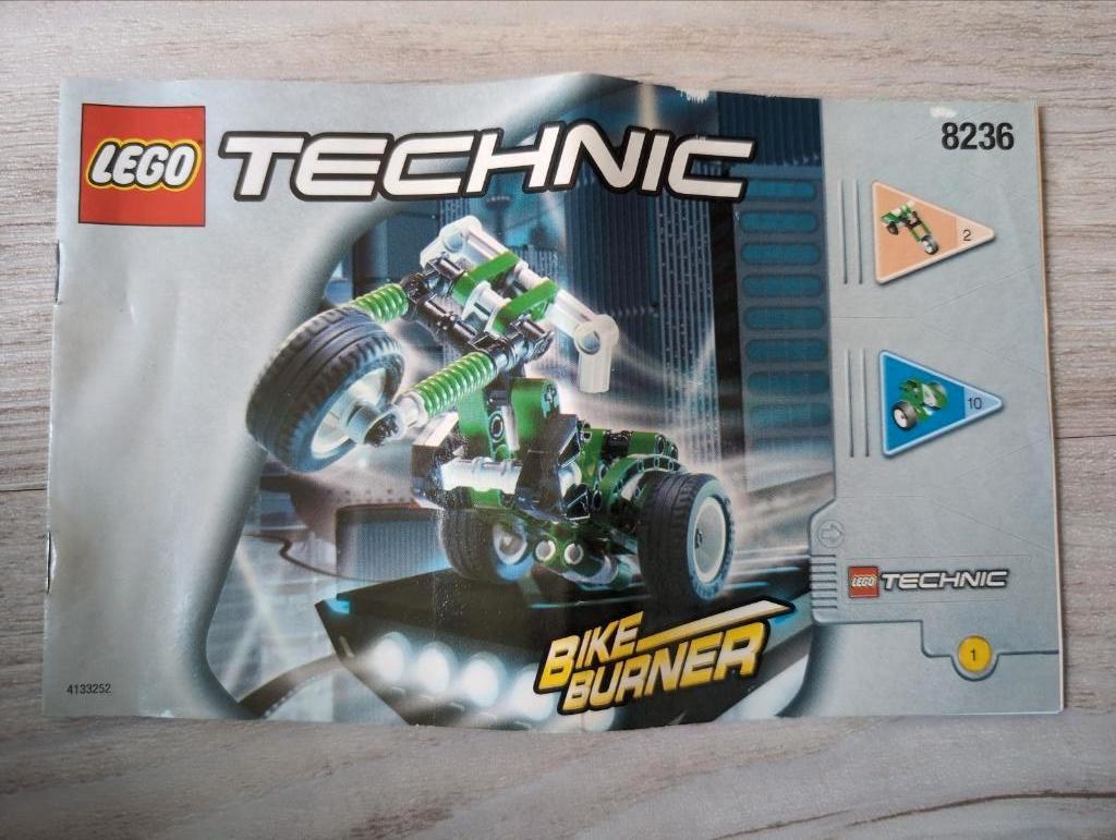 8236 LEGO Technic Speed Slammers Bike Burner, Lego, Compleet, Ophalen of Verzenden, Zo goed als nieuw