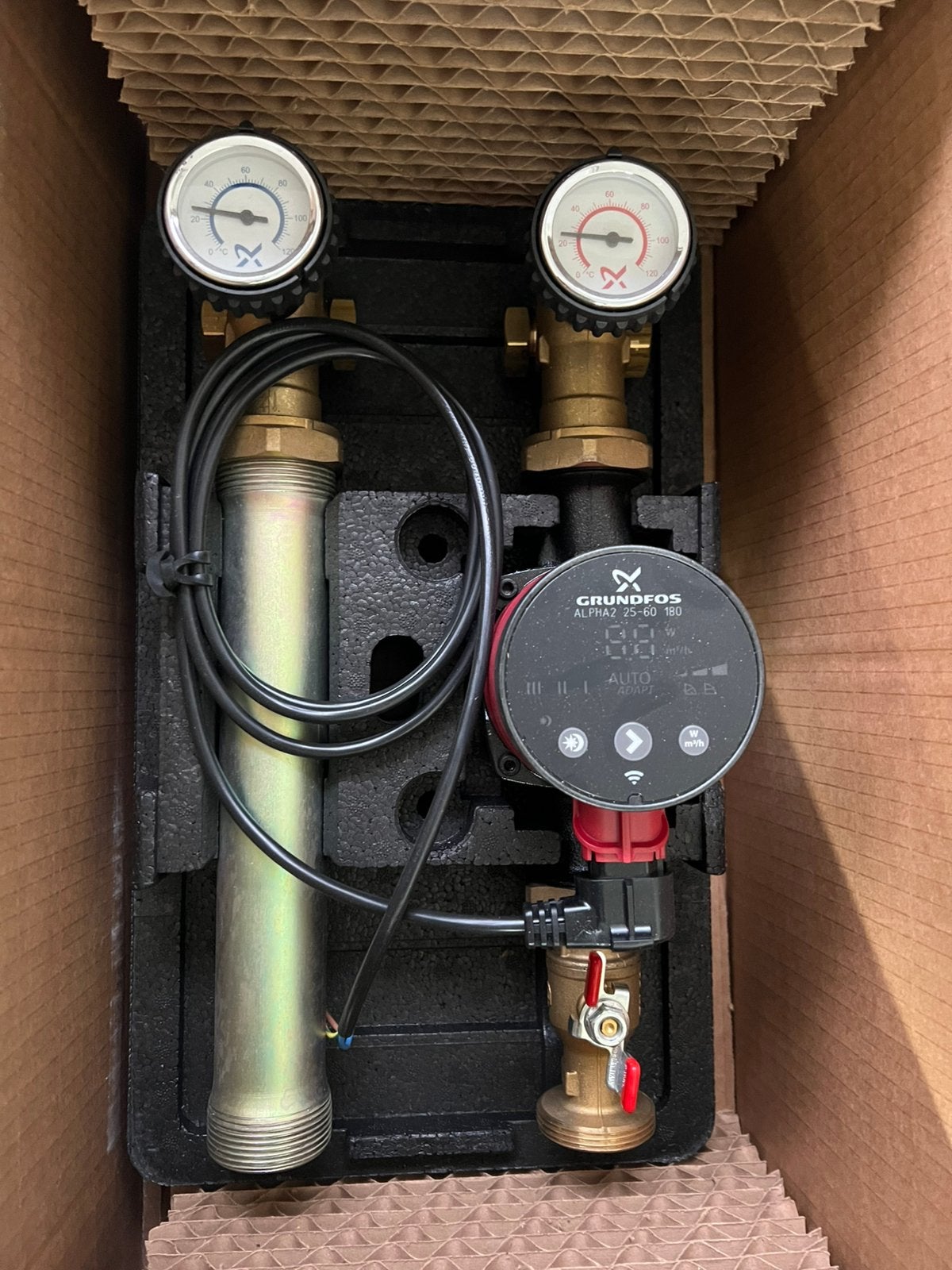 Grundfos pompset ketelkit Alpha2 25-60 !!, Minder dan 30 cm, Hoog rendement (Hr), Overige typen, Nieuw