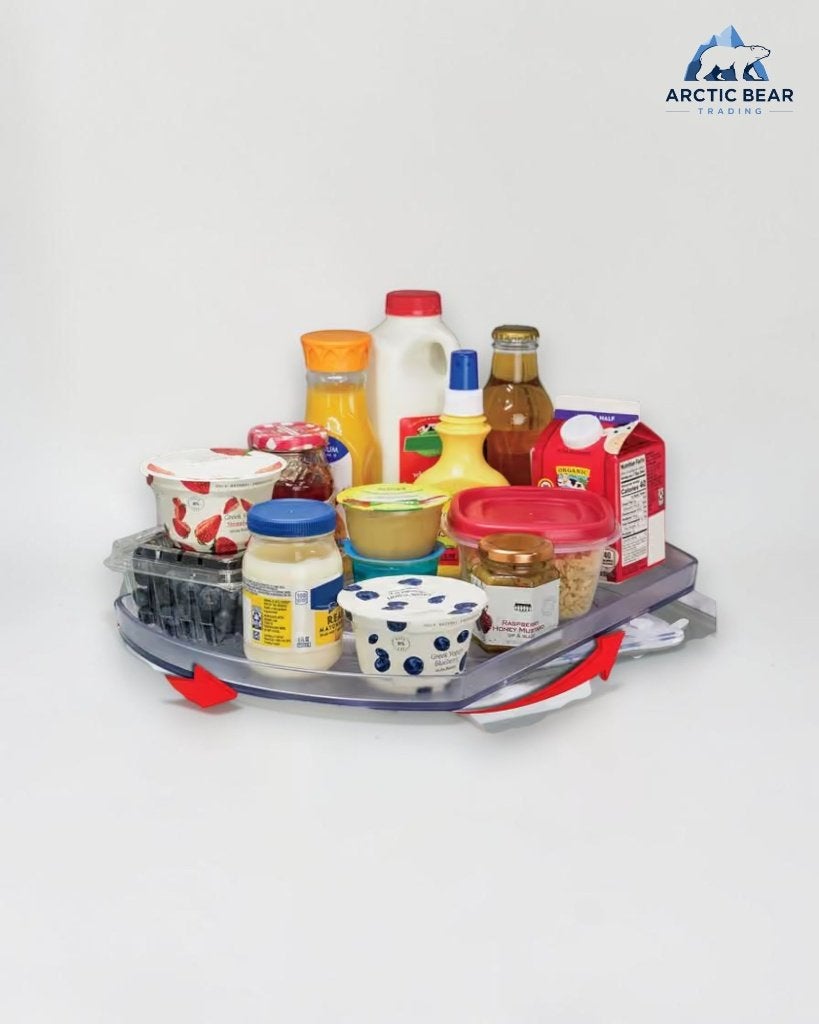 Foto 2 van Smart Spin Rotating Fridge Organizer – Nieuw– 360 draaibaar
