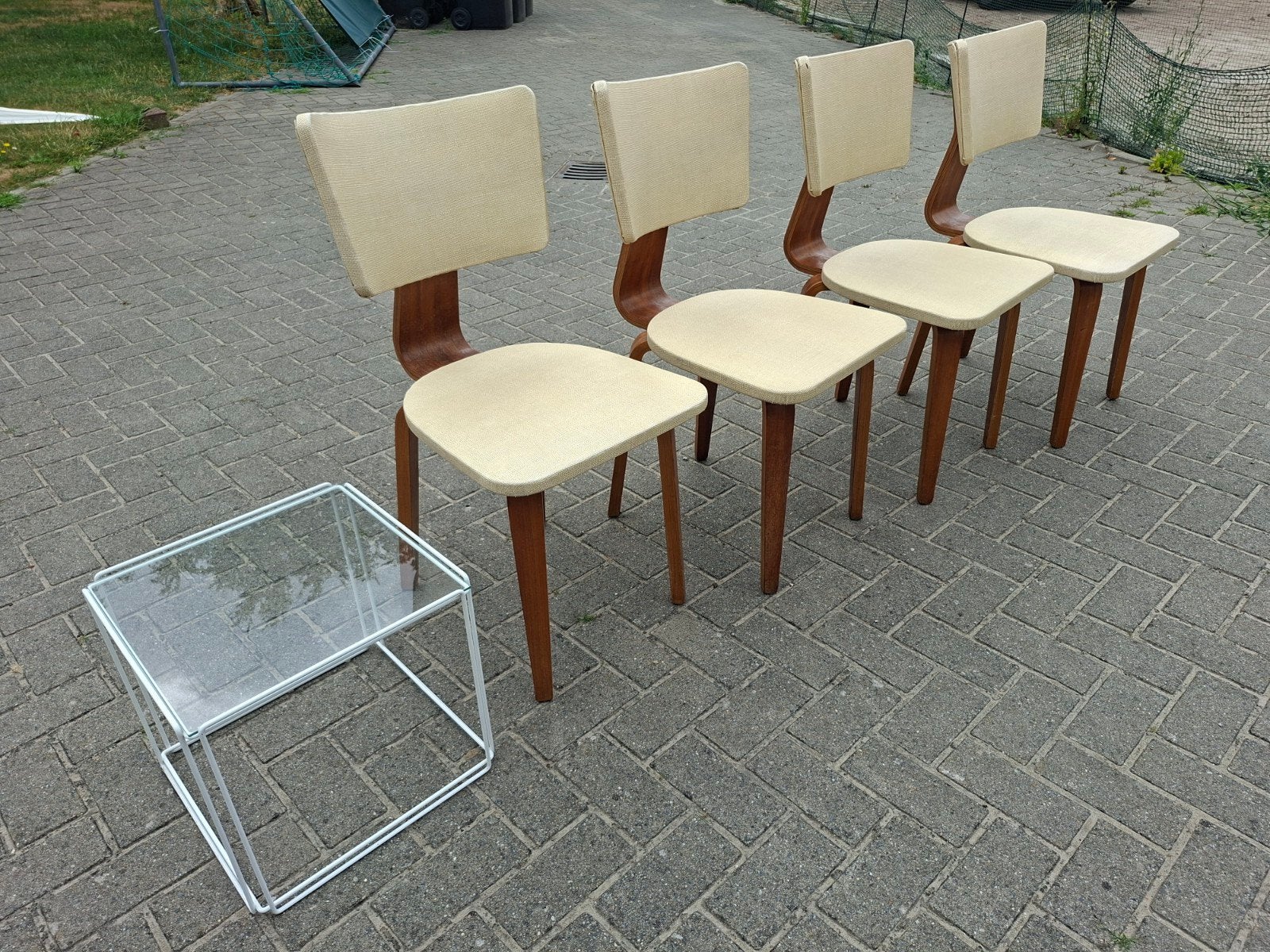 4 x Cor Alons Gouda de Boer stoelen, Huis en Inrichting, Stoelen, Ophalen, Gebruikt, Vier