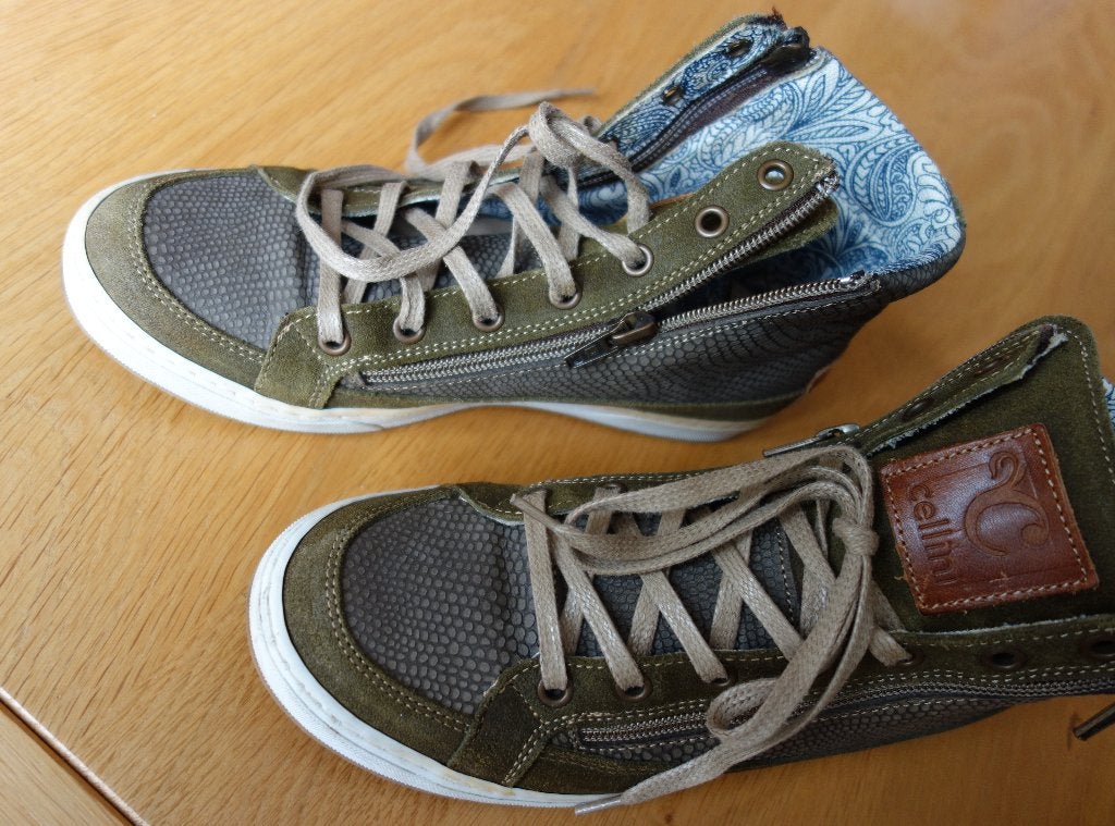 In nieuwstaat zijnde lage senakers van Cellini, maat 39, Cellini, Ophalen of Verzenden, Groen, Sneakers of Gympen