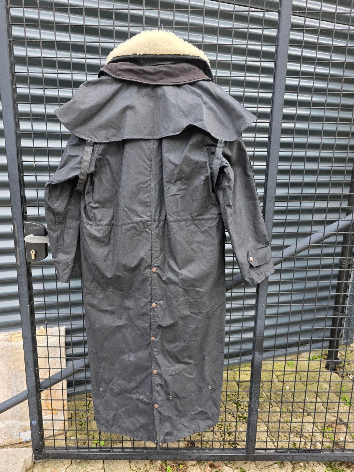 SCIPPIS Longrider Oilskin waxjas + merino wollen voering, Zwart, Scippis, Ophalen of Verzenden, Zo goed als nieuw