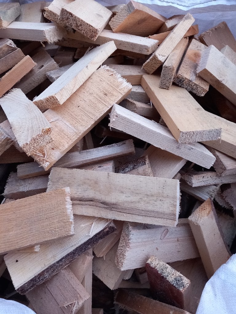 bigbag droog,gezaagd,schoon,onbehandeld pallet-/aanmaakhout, 6 m³ of meer, Ophalen