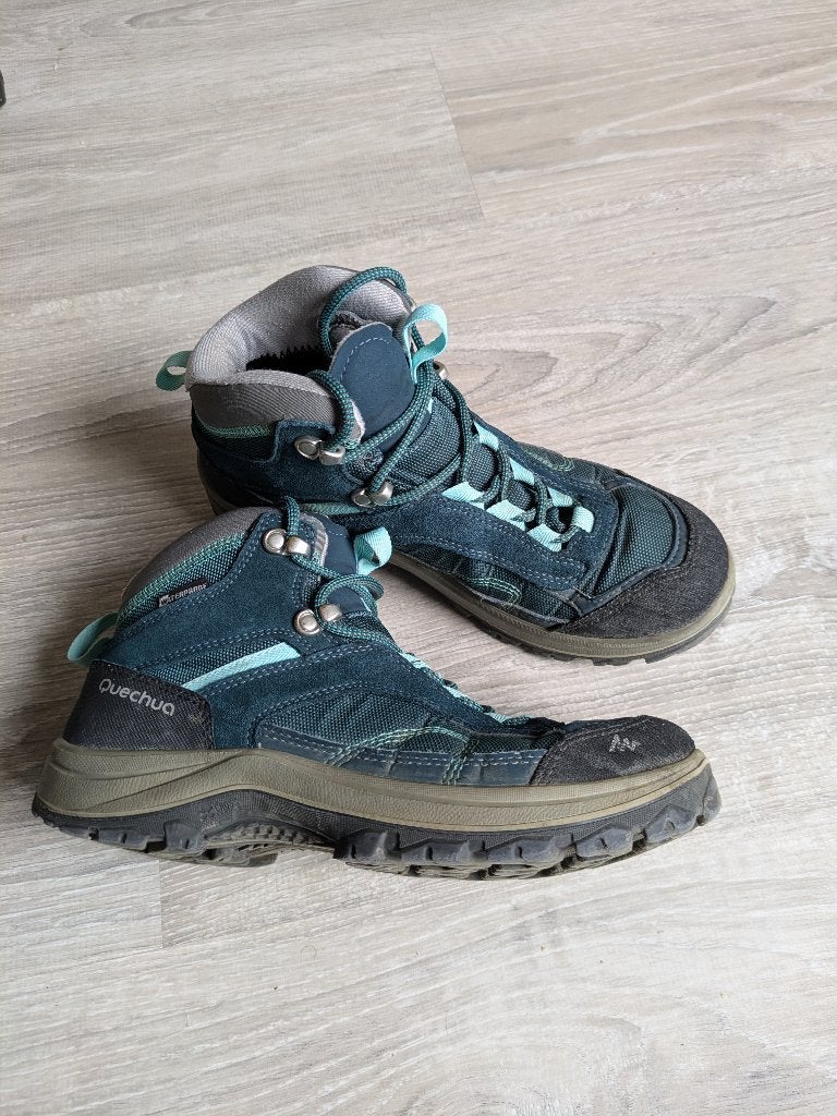 Quechua hoge wandelschoen blauw maat 38, Ophalen of Verzenden, Zo goed als nieuw, Schoenen