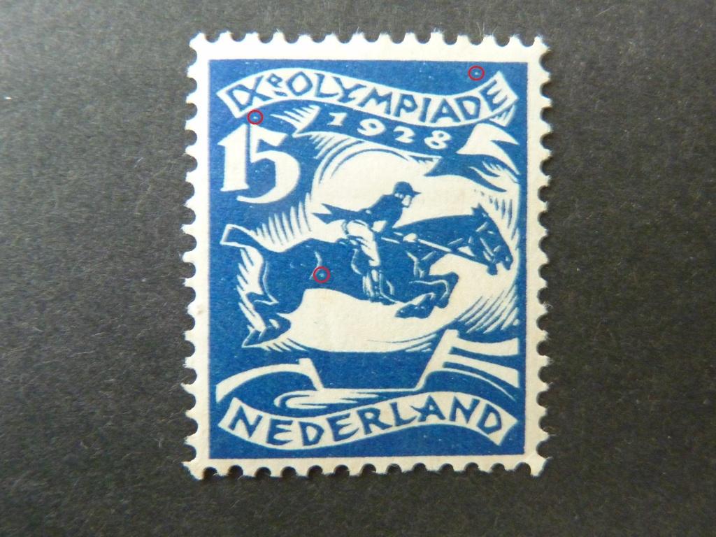 plaatfout  218 , ongebruikt., Postzegels en Munten, Postzegels | Nederland, Verzenden, T/m 1940, Postfris