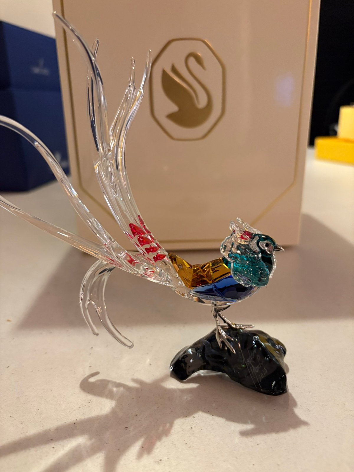 Swarovski jaarstuk fazant scs 2026, Verzamelen, Ophalen of Verzenden, Zo goed als nieuw, Figuurtje