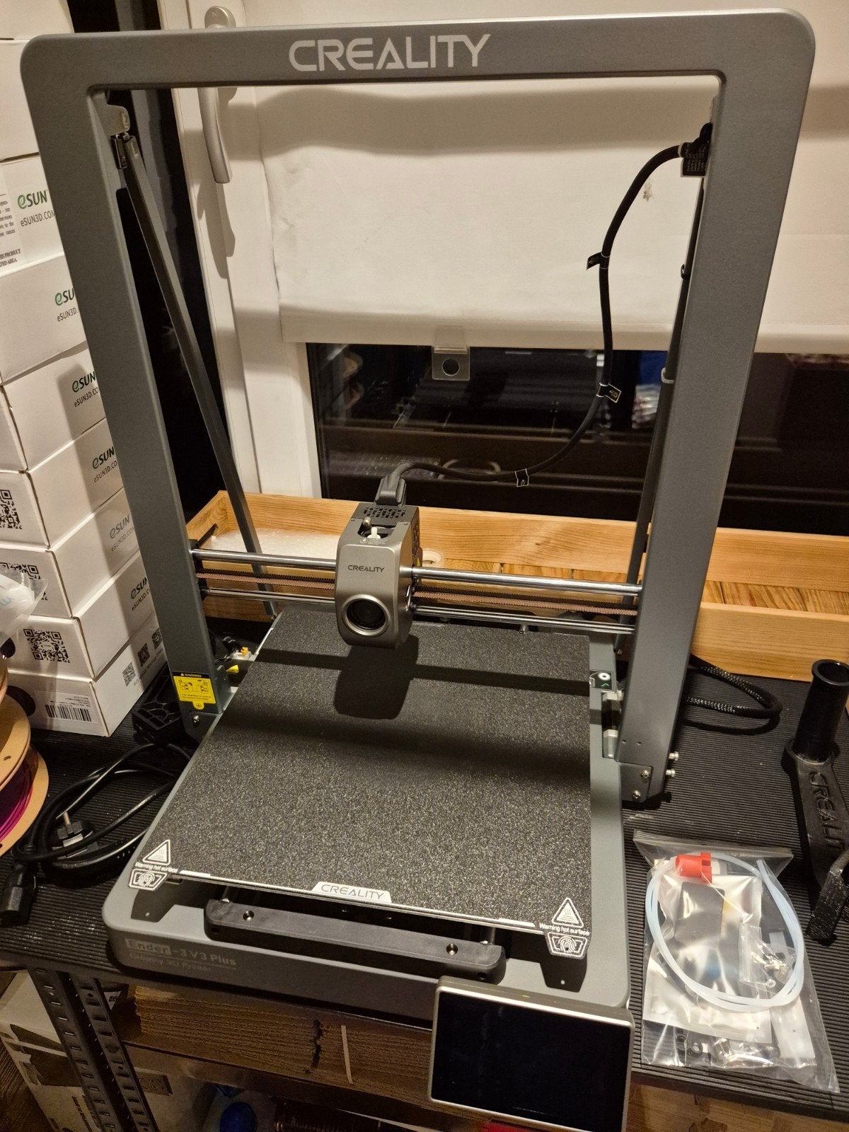 Creality Ender-3 V3 Plus 3D Printer met 10kg+ new filamanent, Computers en Software, 3D Printers, Ingebouwde Wi-Fi, Creality Ender 3 V3 Plus