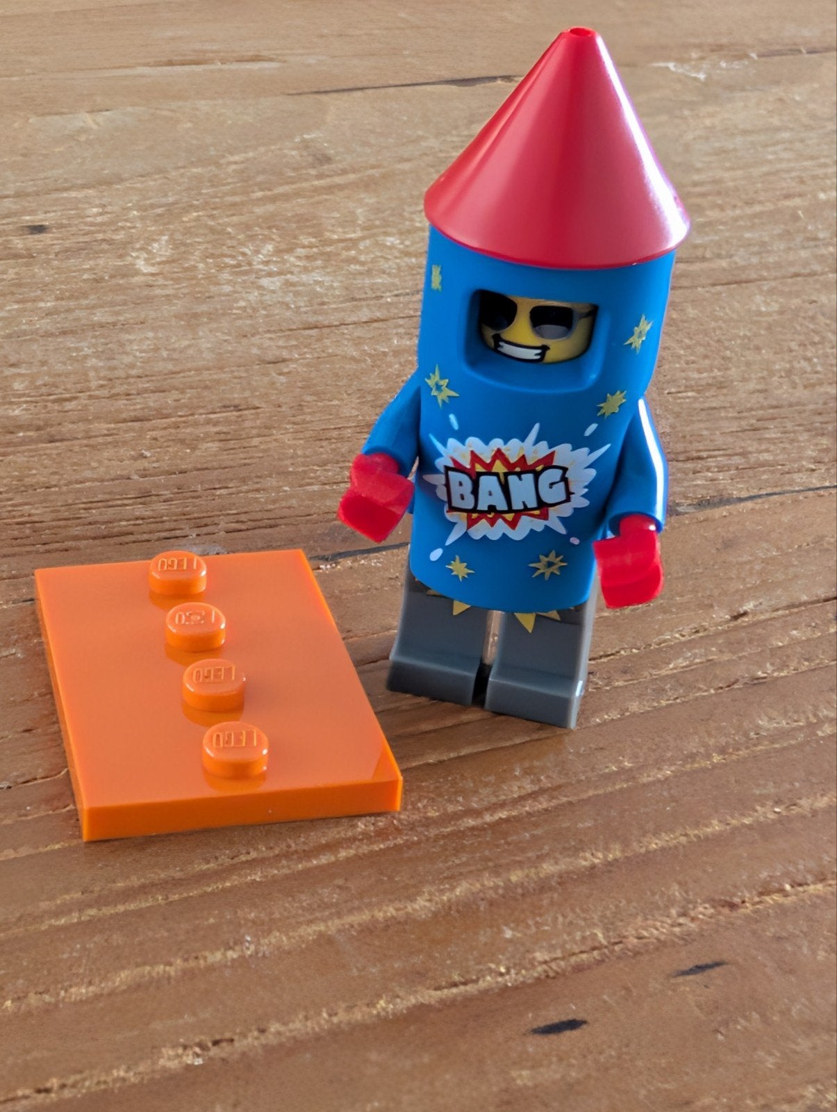 Lego Minifigures serie 18/ Firework Guy, Lego, Ophalen of Verzenden, Zo goed als nieuw, Minifiguren serie