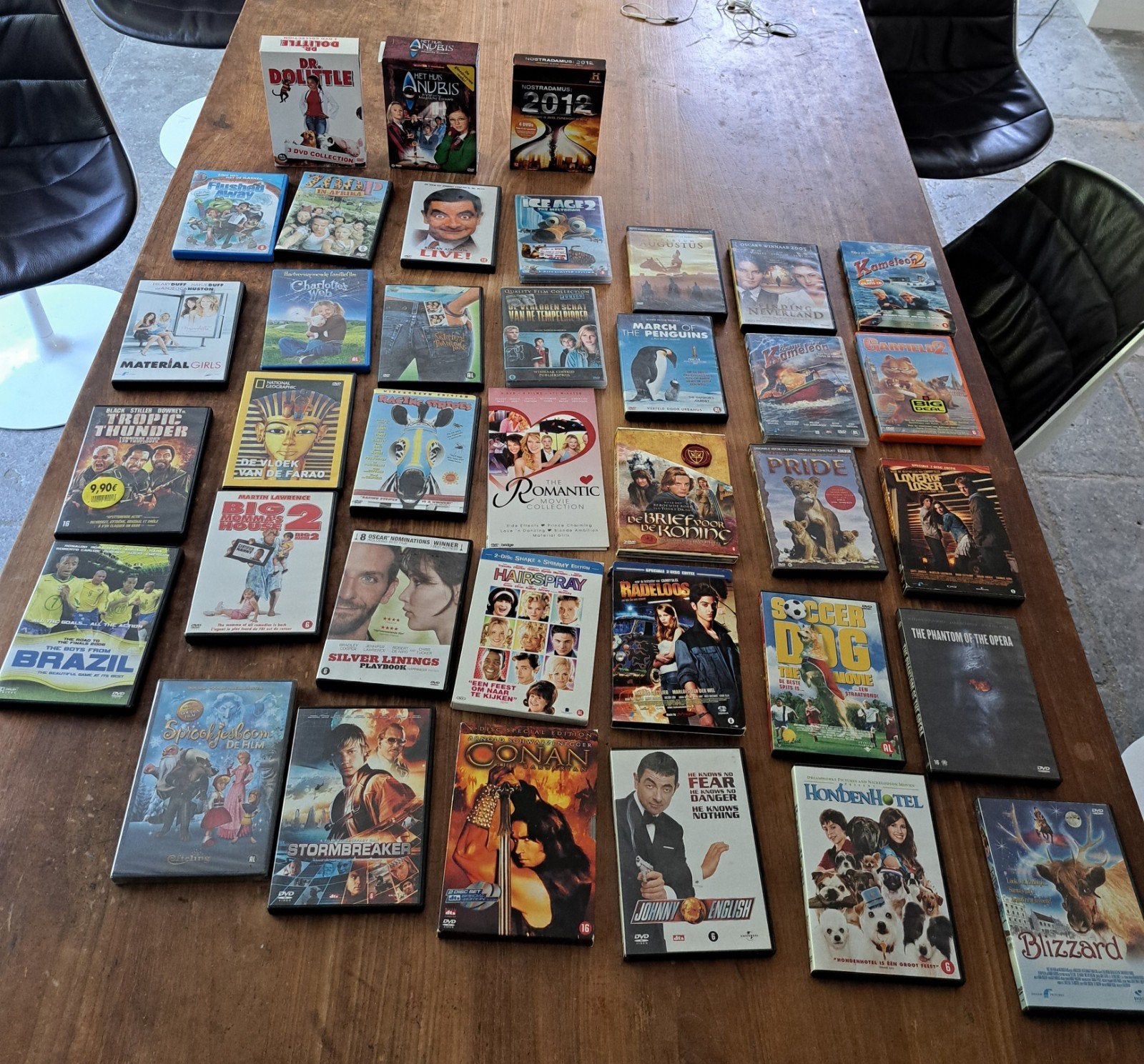Gratis DVD's jeugd, Alle leeftijden, Ophalen, Gebruikt
