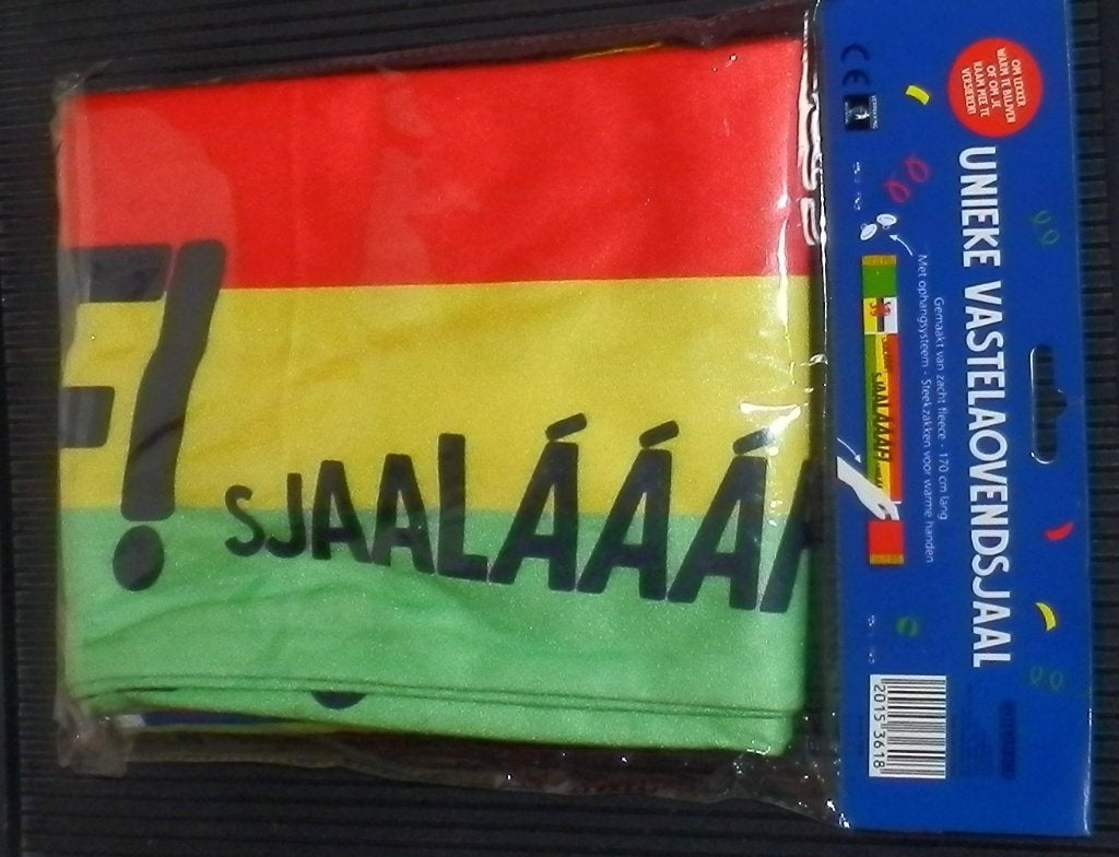 Carnavals sjaal Sjaalaaaf ( Jan Linders ) ( Nieuw ), Ophalen of Verzenden, Nieuw, Gebruiksvoorwerp