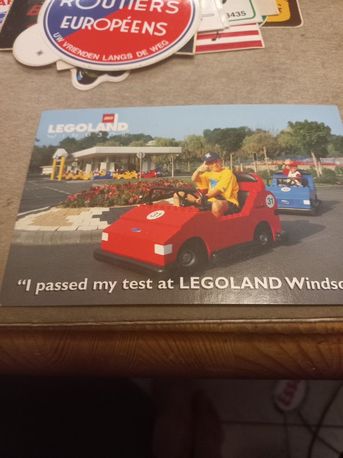 Vintage Legoland Windsor Ansichtkaart - Geslaagd Rijbewijs, Ophalen of Verzenden