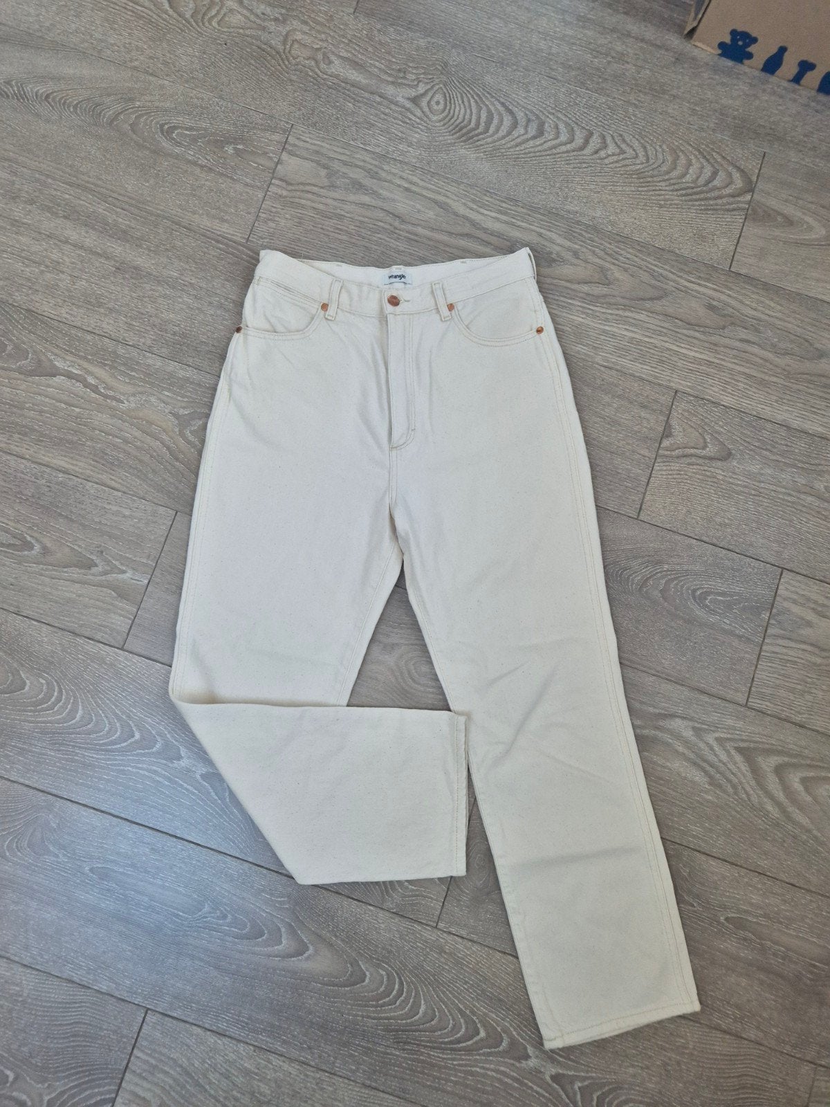 Wrangler jeans. Maat 30, Verzenden, Wit, Wrangler, Zo goed als nieuw