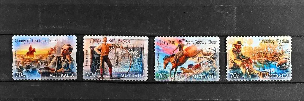 postzegels Australië, Verzenden