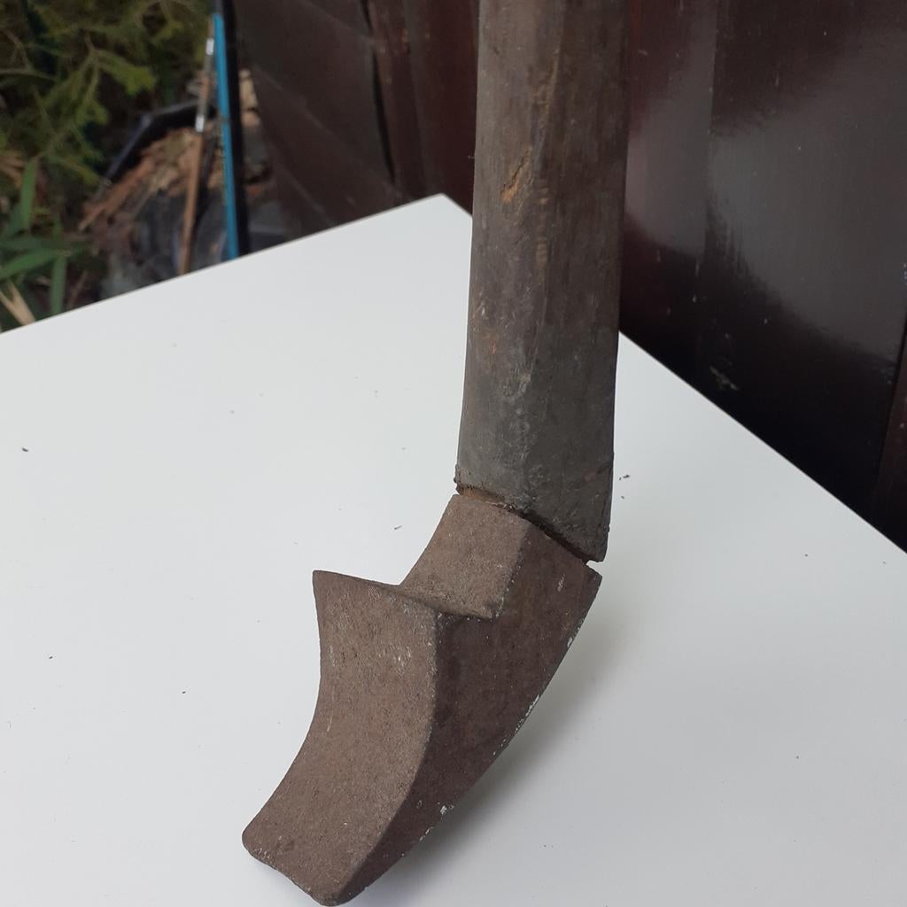 Antiek werktuig, speelstick lange steel (gereserveerd), Antiek en Kunst, Antiek | Gereedschap en Instrumenten, Ophalen of Verzenden
