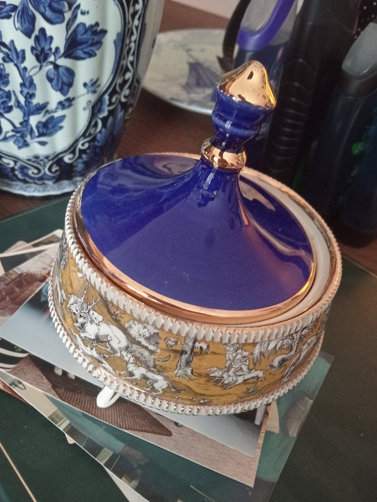 Vintage Italiaanse Bonbonnière / Sieradendoos, Ophalen of Verzenden