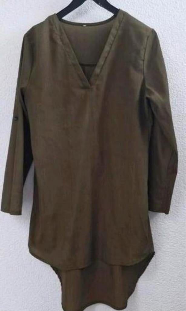 Lange blouse - Maat L, Ophalen of Verzenden, Gedragen, Maat 42/44 (L), Groen