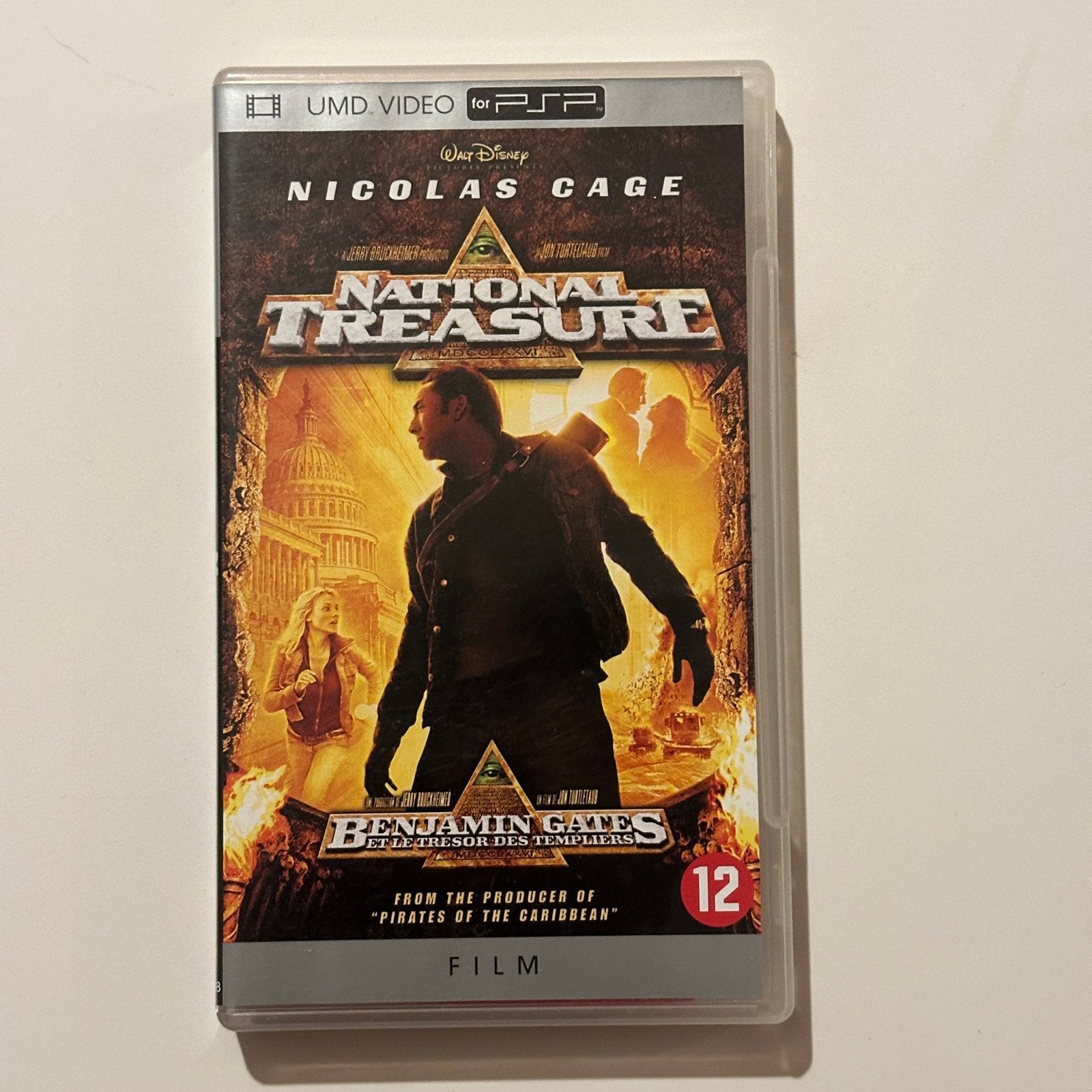 National Treasure UMD Video voor PSP - Nicolas Cage Film, Vanaf 12 jaar, Ophalen, Gebruikt