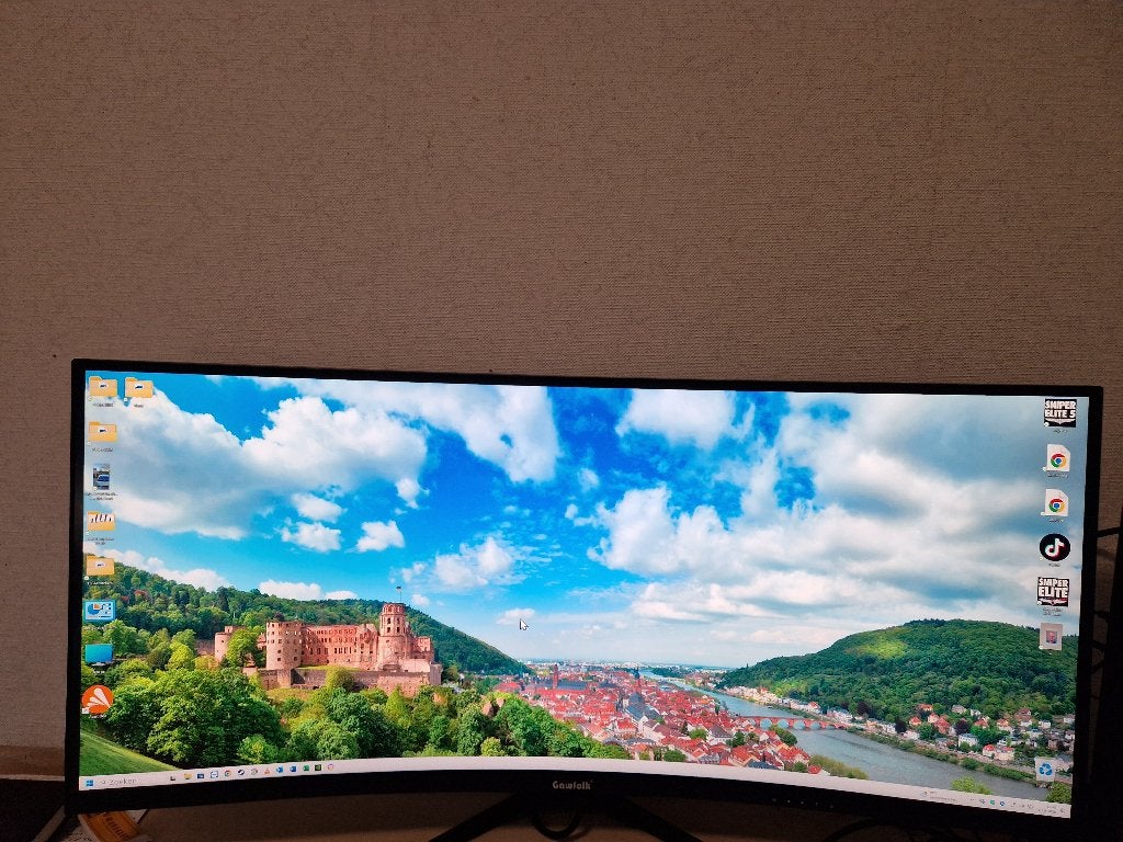34 inch breedbeeld monitor nieuw met speakers en garantie, Curved, IPS, HDMI, Nieuw