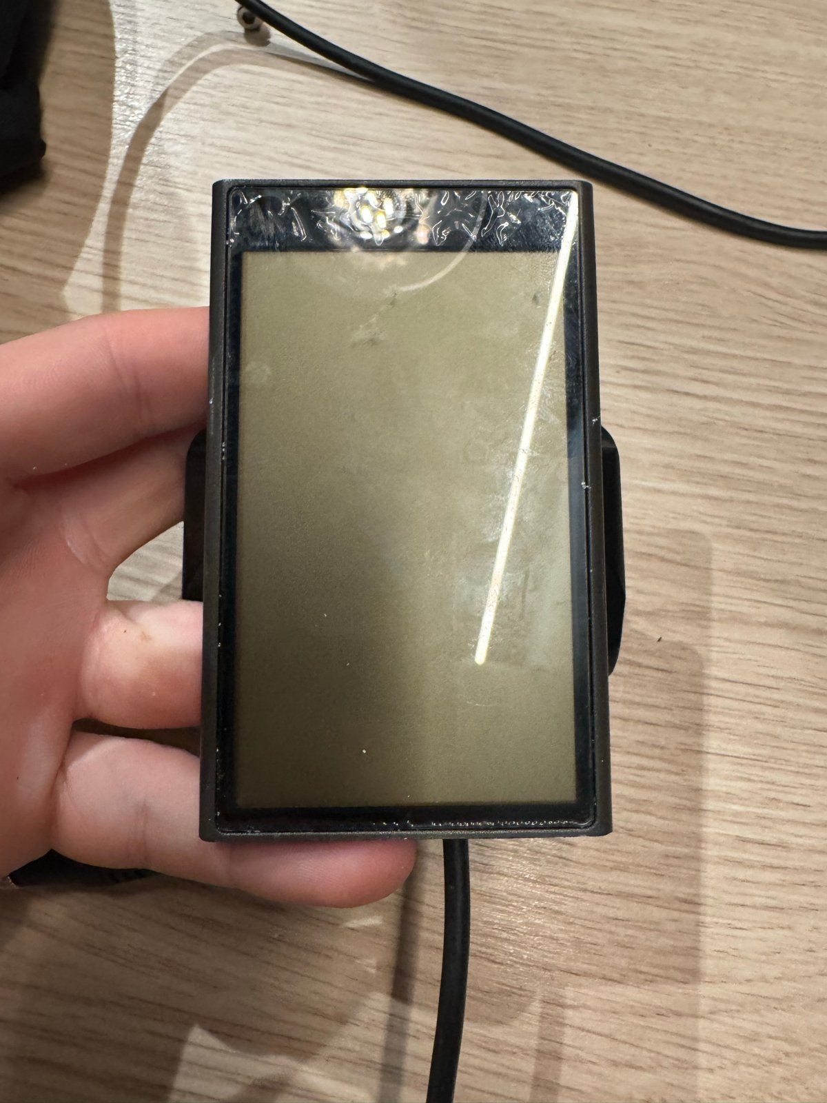 Fietscomputer display met bediening en bevestiging, Verzenden, Gebruikt