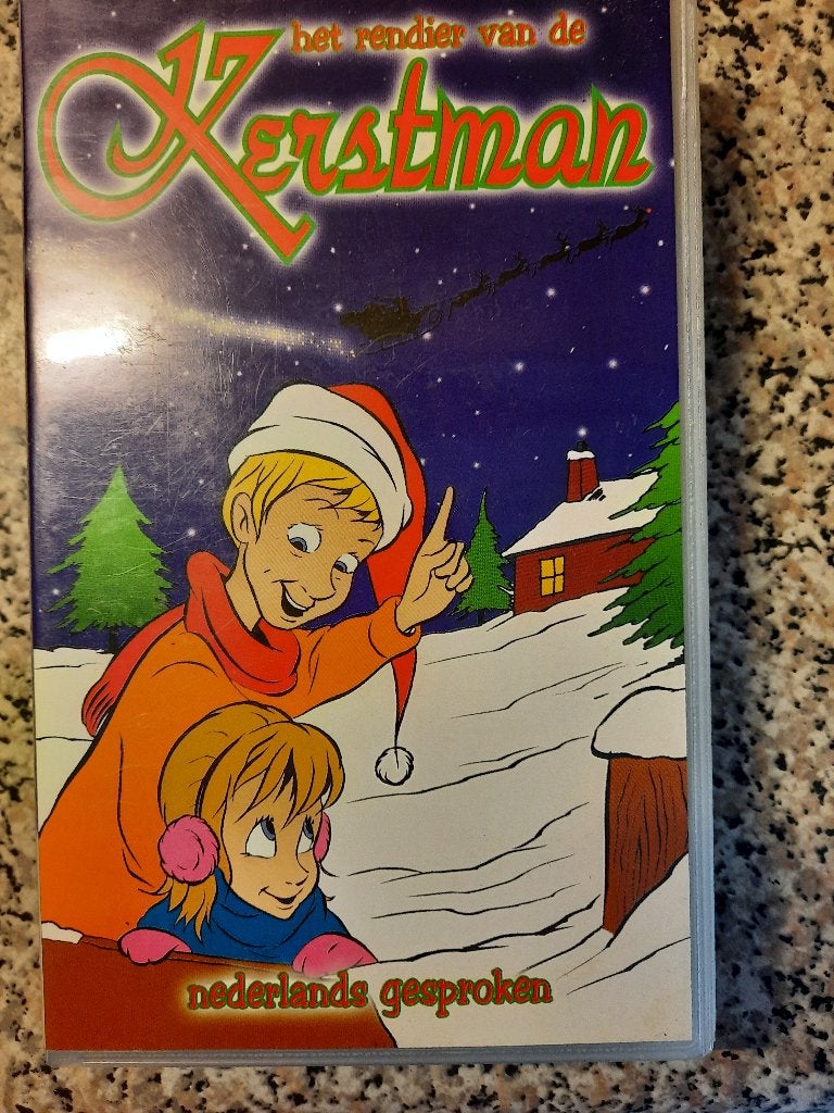 DE KERSTMAN EN DE NACHT VOOR KERSTMIS! Op VIDEO!, Alle leeftijden, Zo goed als nieuw, Kinderprogramma of -film, VHS