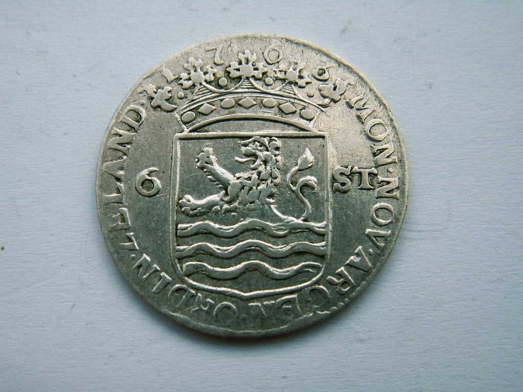 ZEELAND.  Scheepjesschelling - 1763, Postzegels en Munten, Vóór koninkrijk, Verzenden, Zilver, Overige waardes