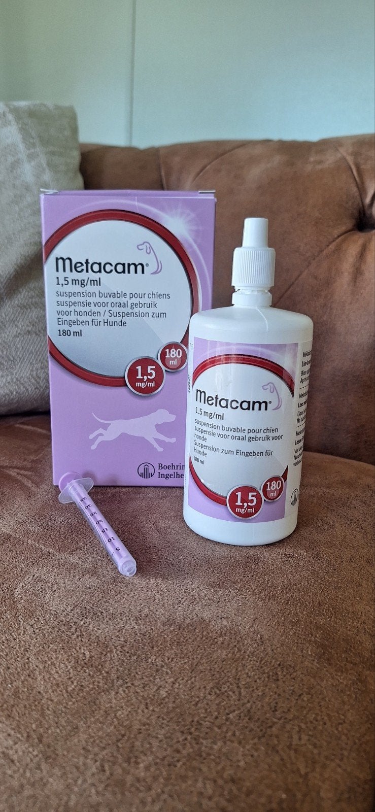 metacam 180 ml, Dieren en Toebehoren, Dierenvoeding, Ophalen of Verzenden, Hond