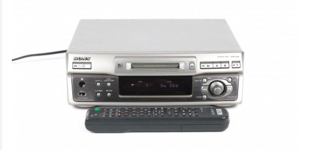 Sony MDS-S40 MiniDisc Recorder + Afstandsbediening, Ophalen of Verzenden, Minidisc-recorder