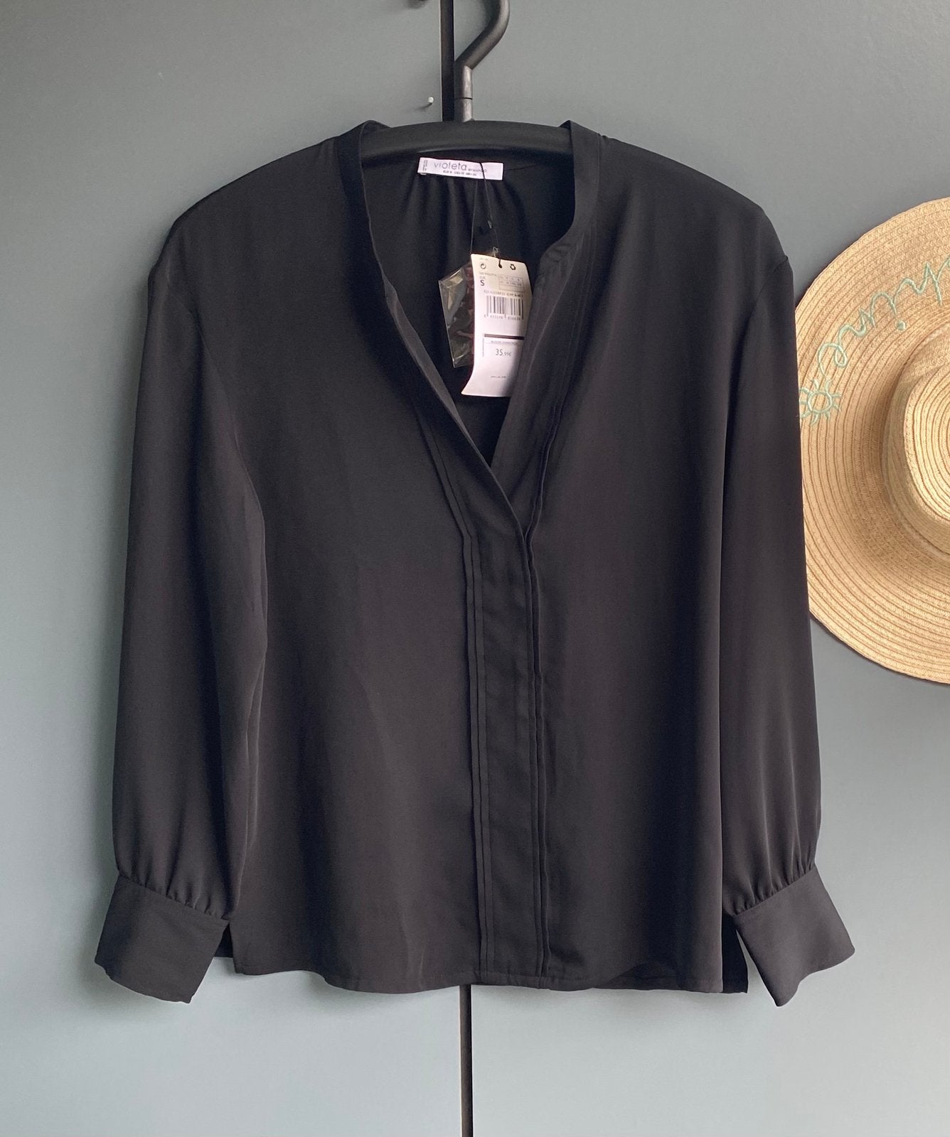 NIEUWE blouse van MANGO..mt:s, B, Verzenden, Zwart, Nieuw