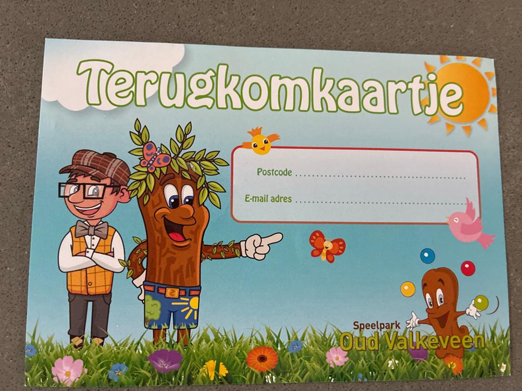 Toegangskaart Oud Valkeveen, Drie personen of meer, Ticket of Toegangskaart