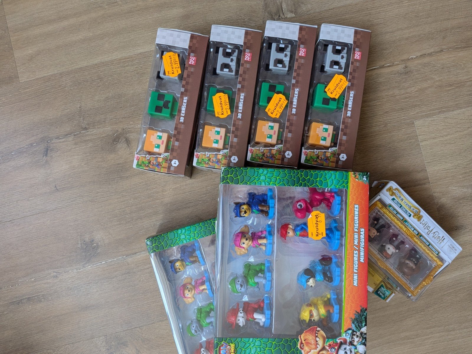Diverse speelgoedsets: Minecraft, Paw Patrol, Harry Potter, Ophalen, Nieuw