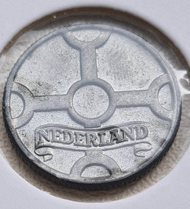 mooie 1 cent 1942 ZINK, Ophalen of Verzenden, Koningin Wilhelmina, 1 cent, Losse munt