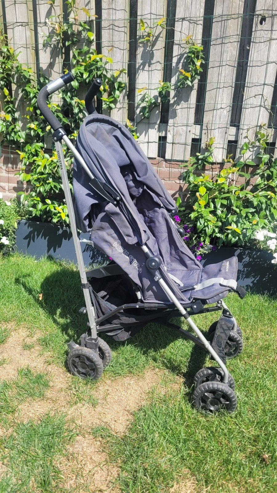 Buggy met regenhoes, Kinderen en Baby's, Buggy's, Ophalen, Gebruikt, Koelstra, Regenhoes