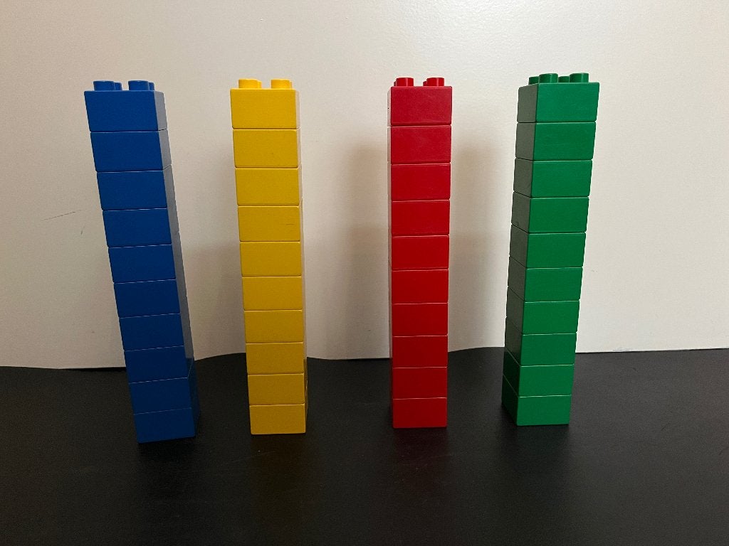 LEGO DUPLO Losse blokjes - bouwstenen 2 x 2 - ZGAN, Ophalen, Overige thema's, Zo goed als nieuw, Compleet