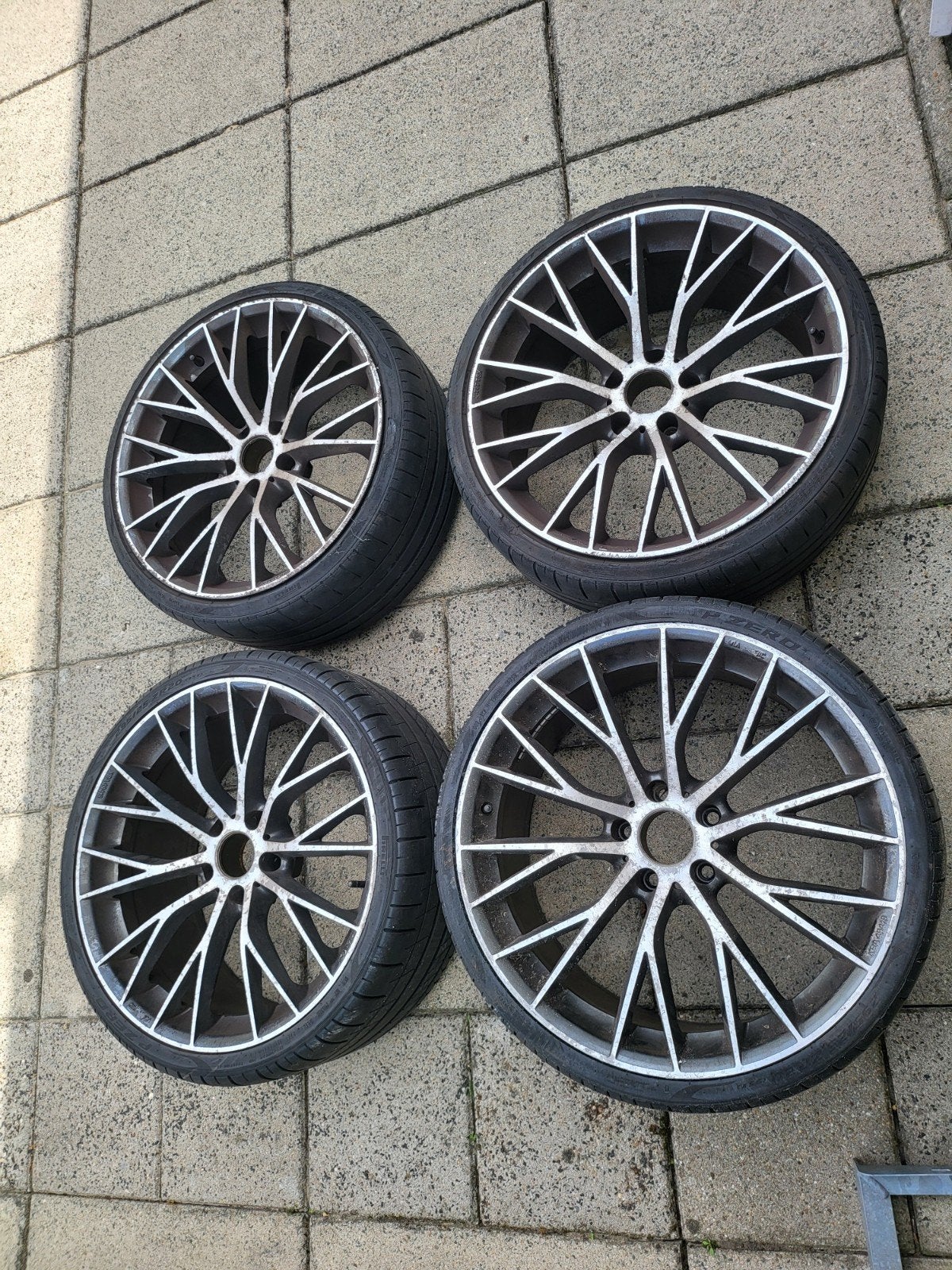 Tk 20inch breedset voor BMW 5-Serie e60 met werk €250,-, Ophalen of Verzenden