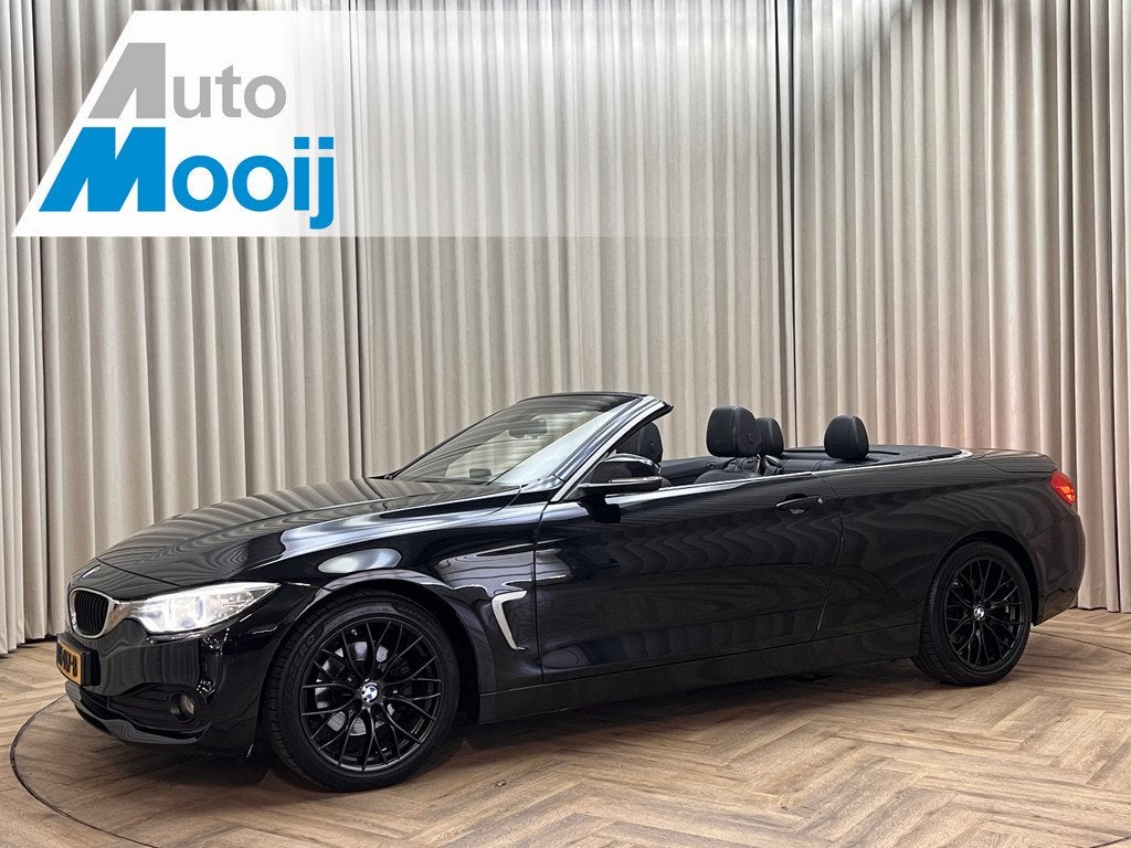 BMW 4 Serie Cabrio 420d High Executive Cabriolet *BLACK PACK, Auto's, BMW, 745 kg, Achterwielaandrijving, 4 stoelen, Automatische klimaatregeling
