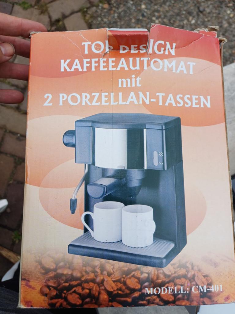 Compact koffiezetapparaat 400W met 2 kopjes - Nieuw!, Gemalen koffie, Ophalen of Verzenden, 2 tot 4 kopjes, Koffiemachine