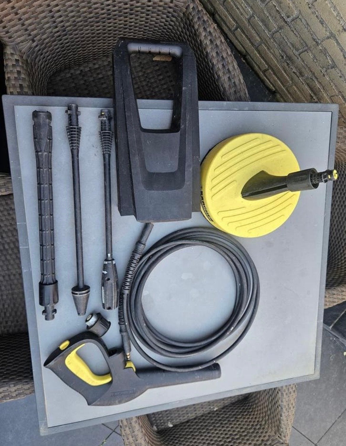 Kärcher Hogedrukreiniger Accessoires Set - Terrasreiniger, Ophalen, Gebruikt, Elektrisch