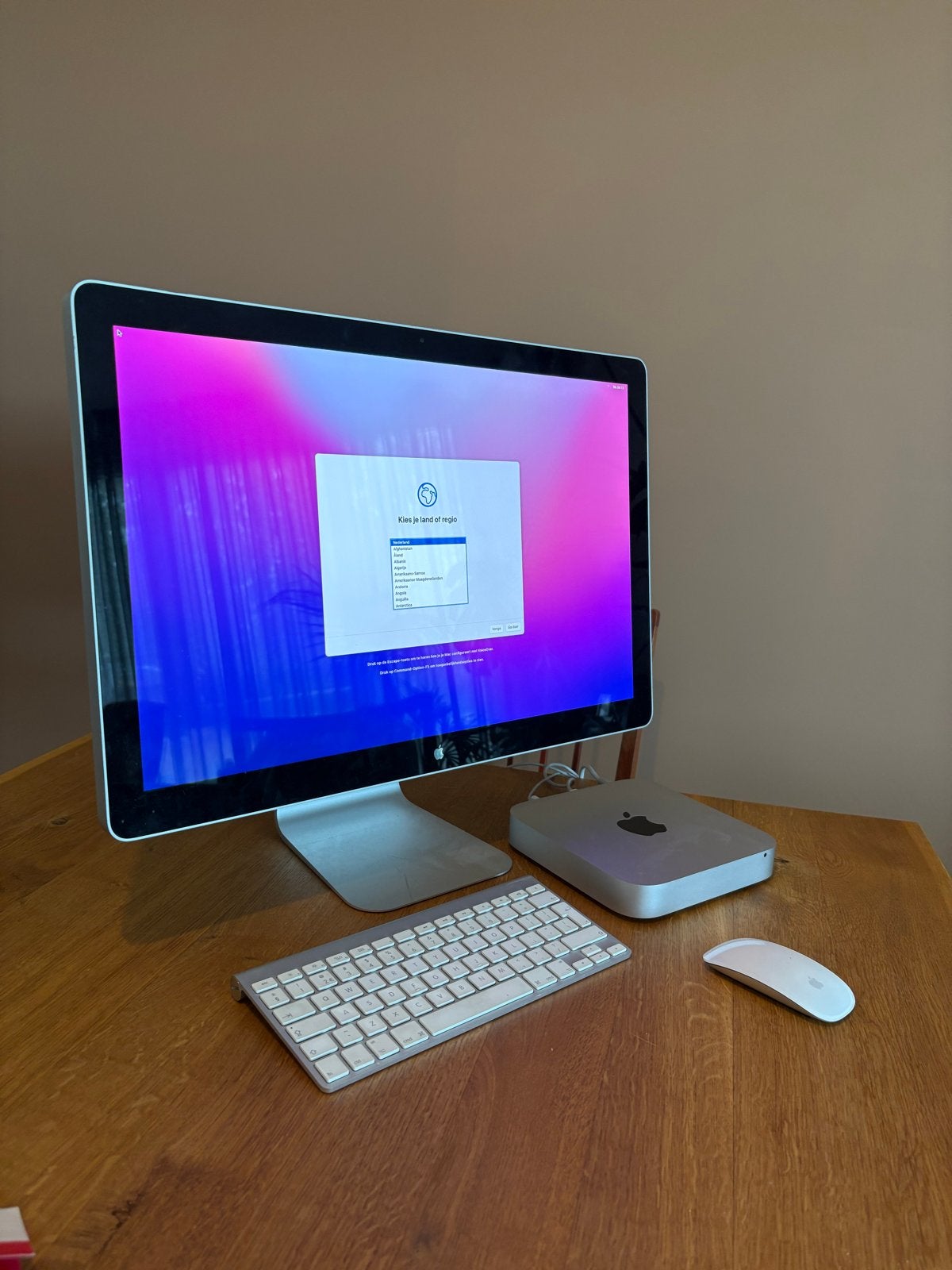 Apple Mac Mini met Monitor, Toetsenbord en Muis, Computers en Software, Apple Desktops, Ophalen, Gebruikt, Mac Mini, Onbekend