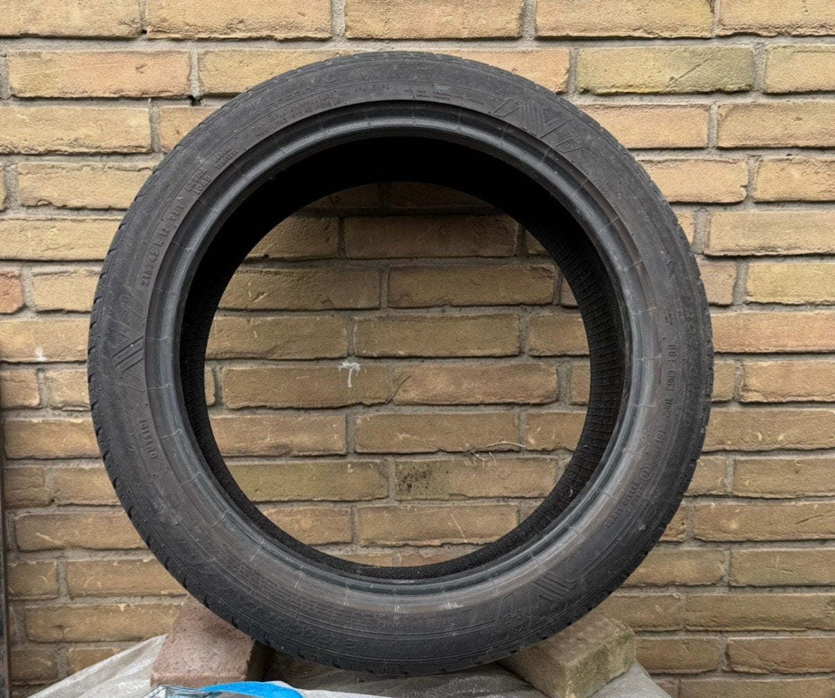 Goede band 215 45 17 profiel 5mm, Ophalen, 215 mm, 17 inch, Band(en)