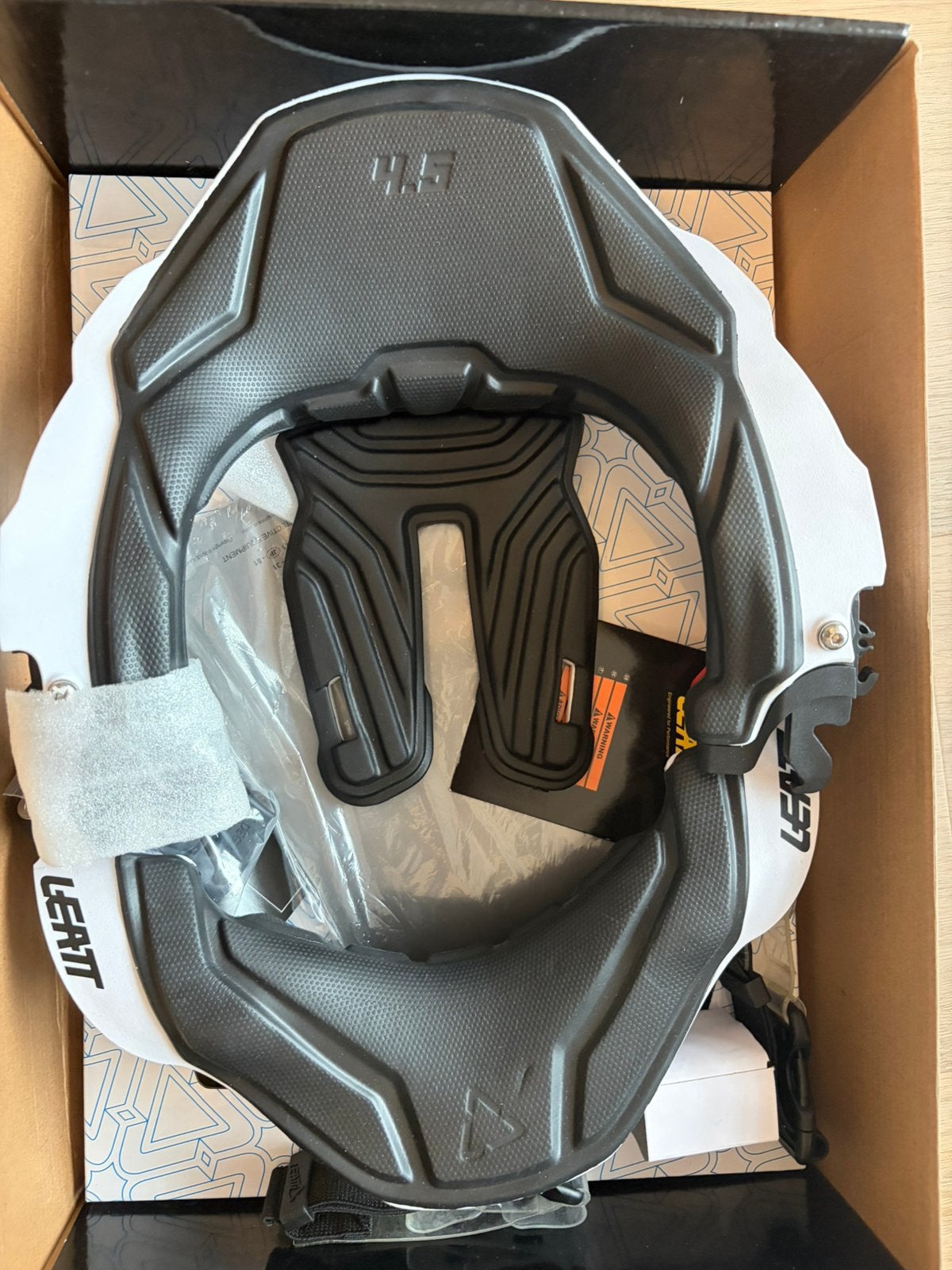 Leatt GPX 4.5 Nekbrace – S/M – Wit – Nieuw/Ongebruikt, Ophalen of Verzenden