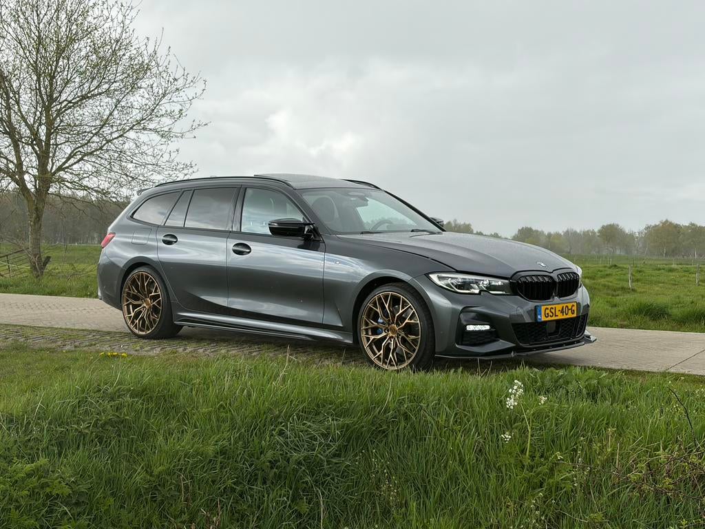 Hele dikke BMW 3-Serie 330e 292pk Aut 2021 Grijs, Auto's, BMW, 1998 cc, Achterwielaandrijving, 4 cilinders, Plug-in hybride