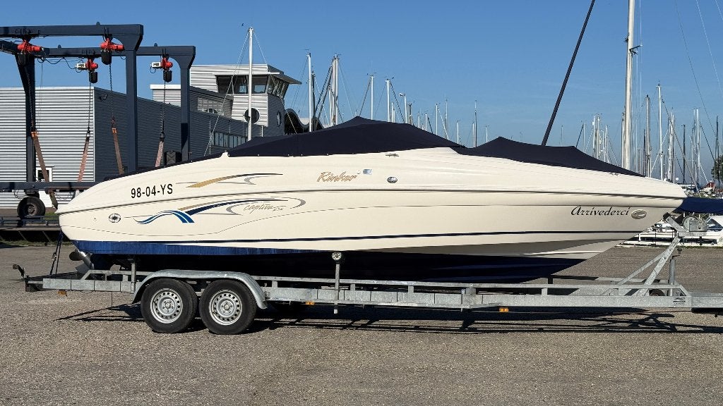 Rinker Captiva 232 Bowrider V8 – Vlemmix 3500 kg trailer!, Ophalen, Gebruikt, 80 cm, 2 m