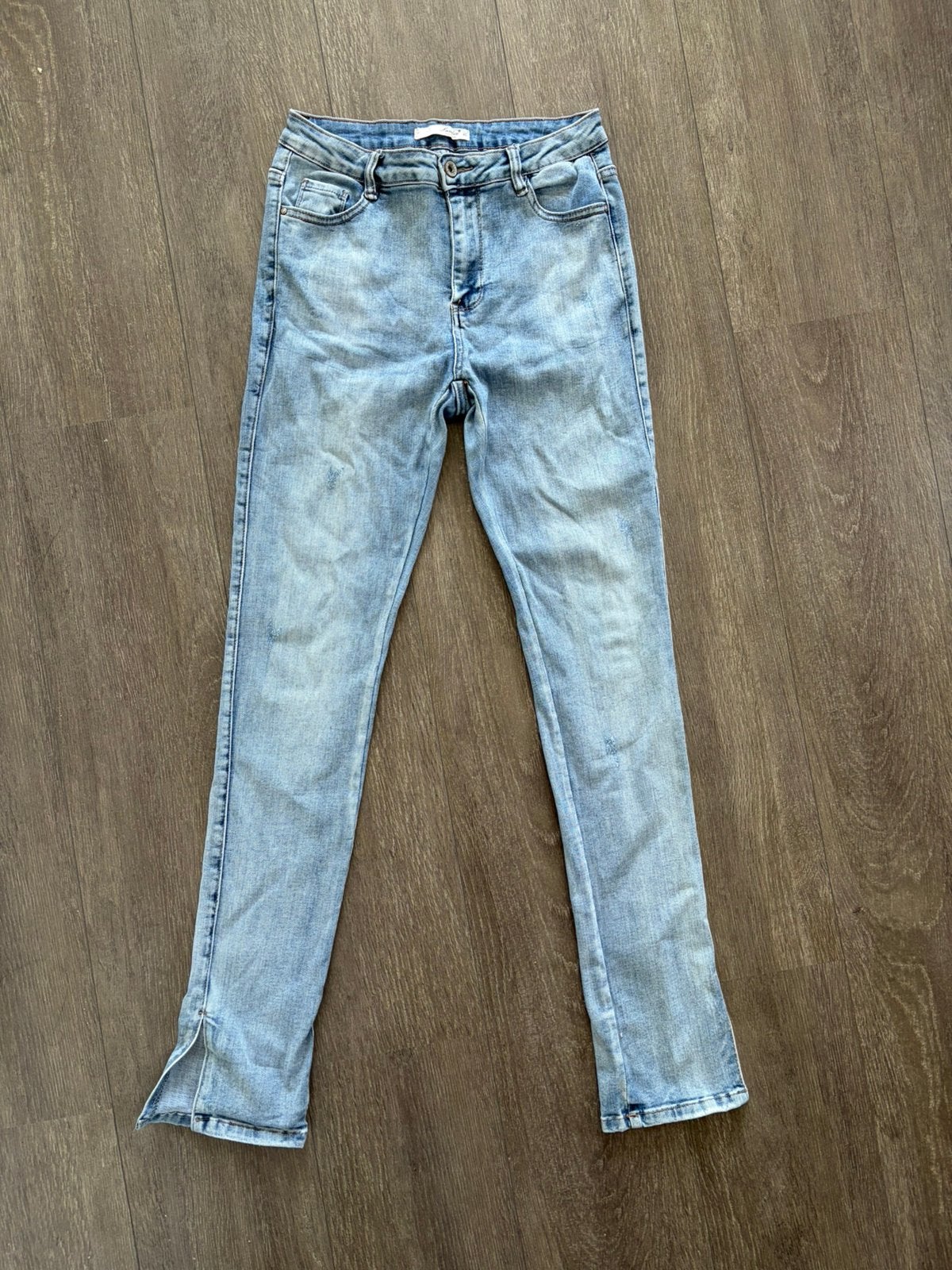 Blauwe skinny jeans spijkerbroek maat 40 dames, Ophalen of Verzenden, Zo goed als nieuw, Blauw, W30 - W32 (confectie 38/40)
