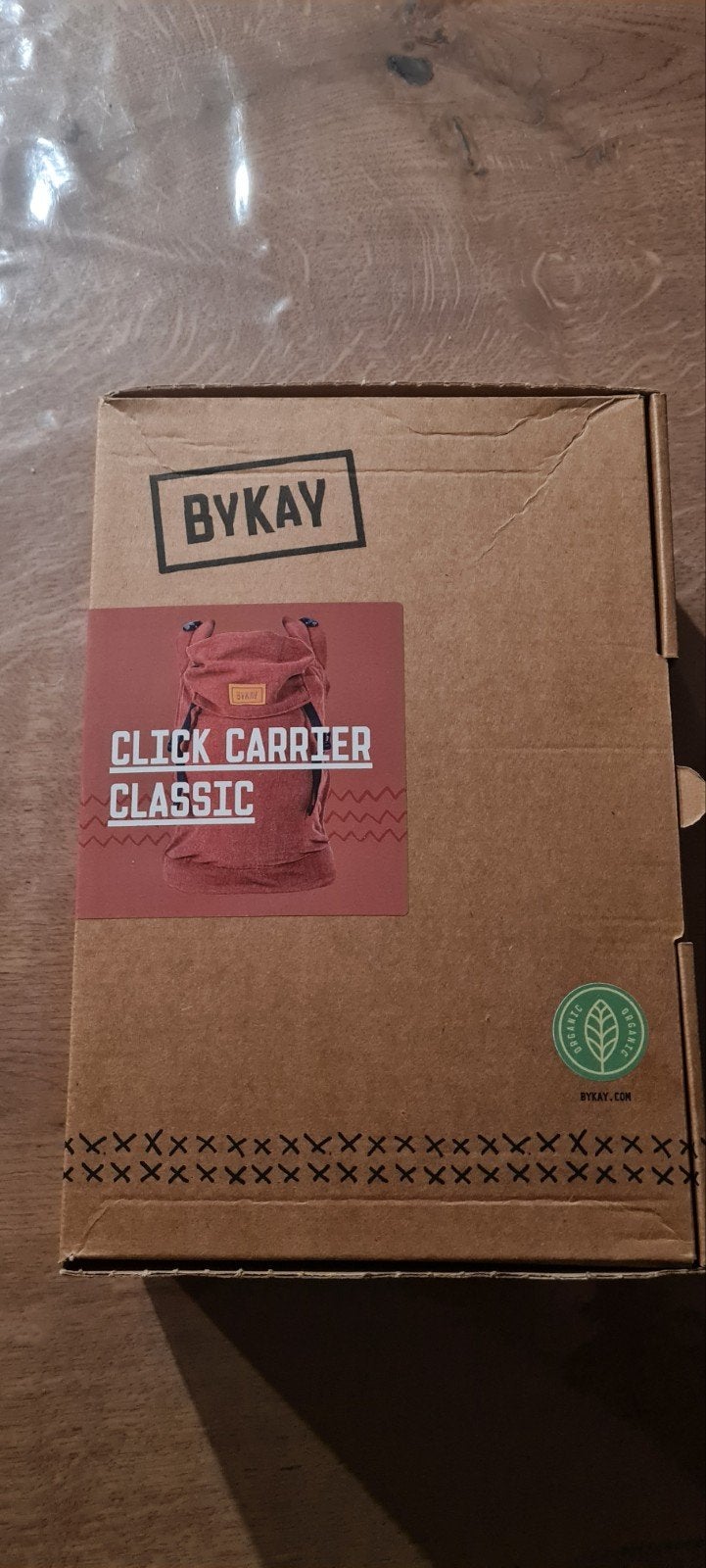 ByKay Click Carrier Classic Draagzak - Rusty Brown, Overige merken, Nieuw, Ophalen of Verzenden, Buik, Rug of Zij