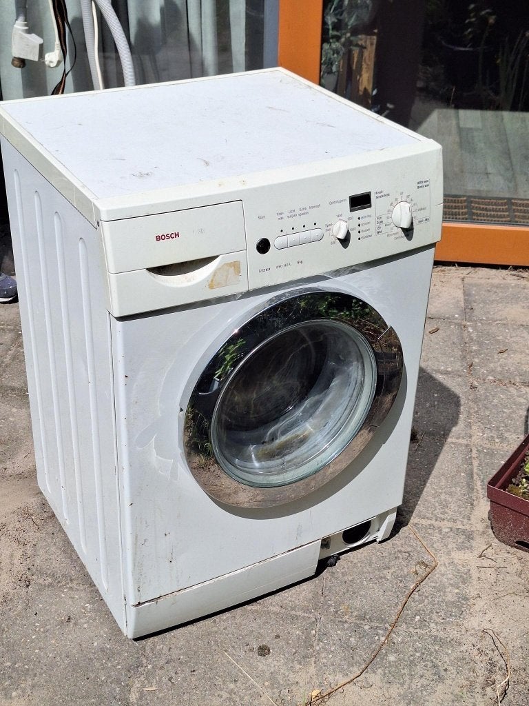 Wasmachine Bosch, Witgoed en Apparatuur, Ophalen, Gebruikt, 1200 tot 1600 toeren, 85 tot 90 cm
