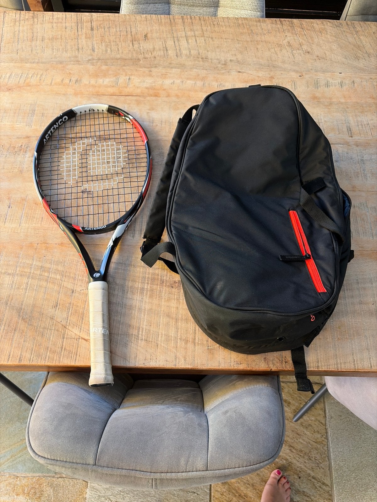 Artengo Junior Tennisracket 900 (245g) voor Starters, Sport en Fitness, Tennis, Overige merken, Gebruikt, L00, Ophalen of Verzenden