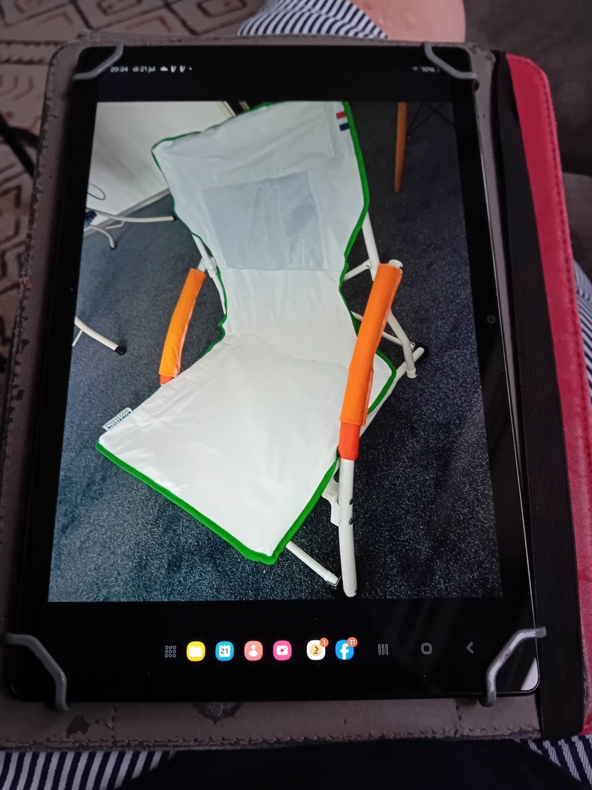 Opvouwbare campingstoel - ideaal voor festivals, Ophalen, Gebruikt, Campingstoel