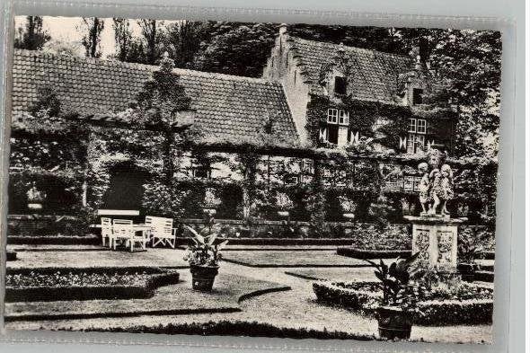 Breda Kasteel Bouvigne Siertuin met Rectoraat, Ophalen of Verzenden, 1940 tot 1960, Ongelopen, Noord-Brabant